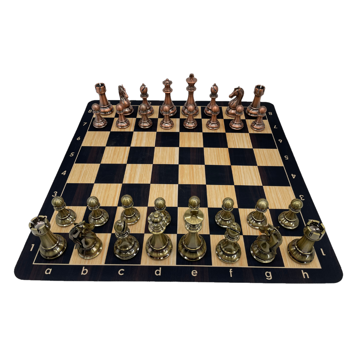 Mousepad style Woodgrain 50cm Board and 110mm Brass/Copper look pieces