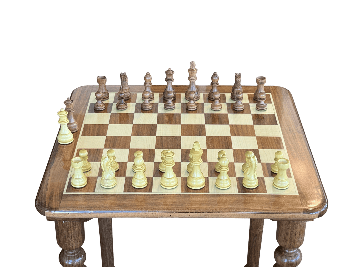 Rex Noir Wooden Chess Table