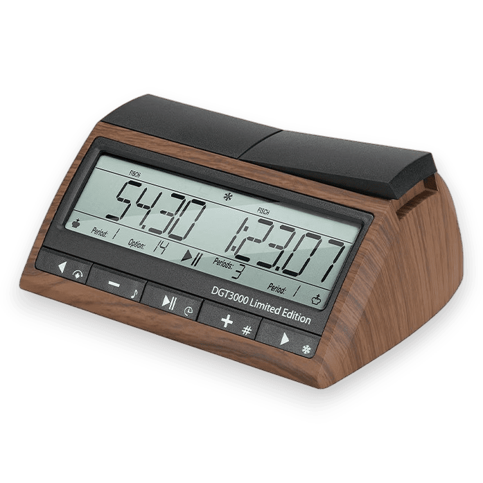DGT 3000 Limited Edition Digital Chess Clock - side view