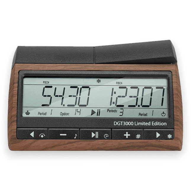 DGT 3000 Limited Edition Digital Chess Clock - front view