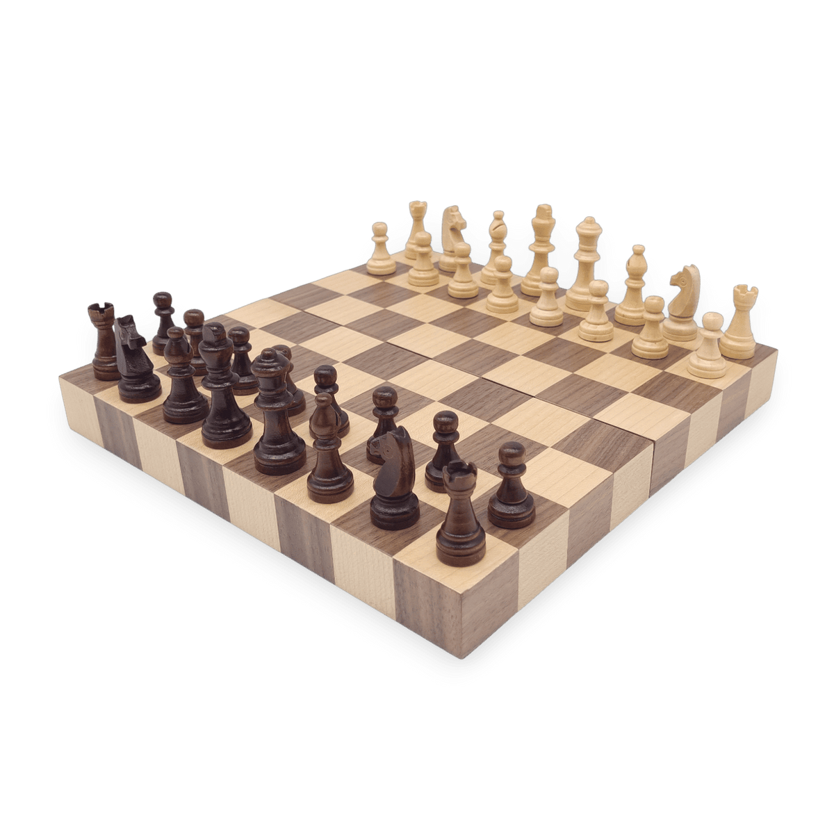 Dal Rossi Magnetic Travel Chess Set – Folding Wooden Set