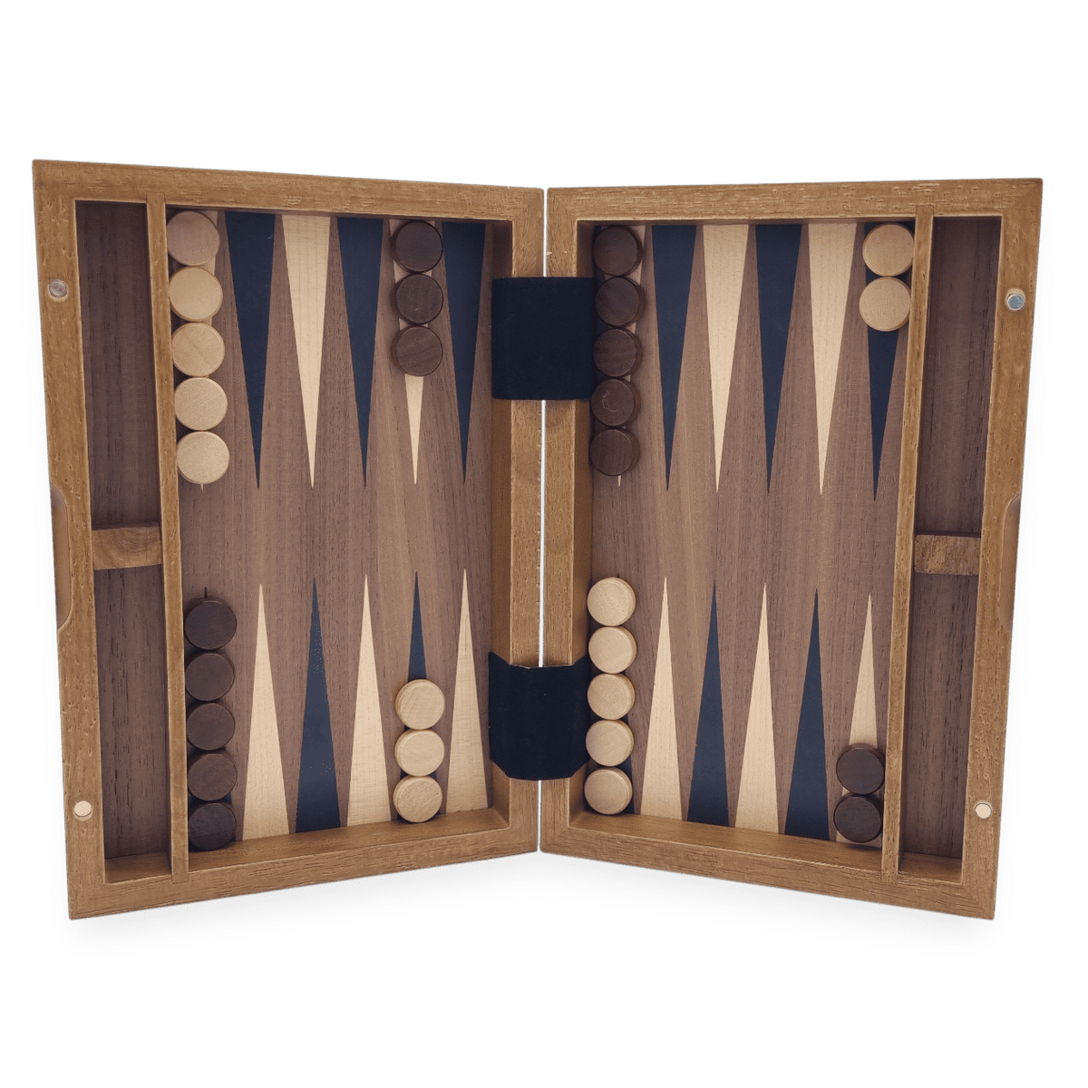 Dal Rossi Magnetic Folding Travel Backgammon Set - magnetic