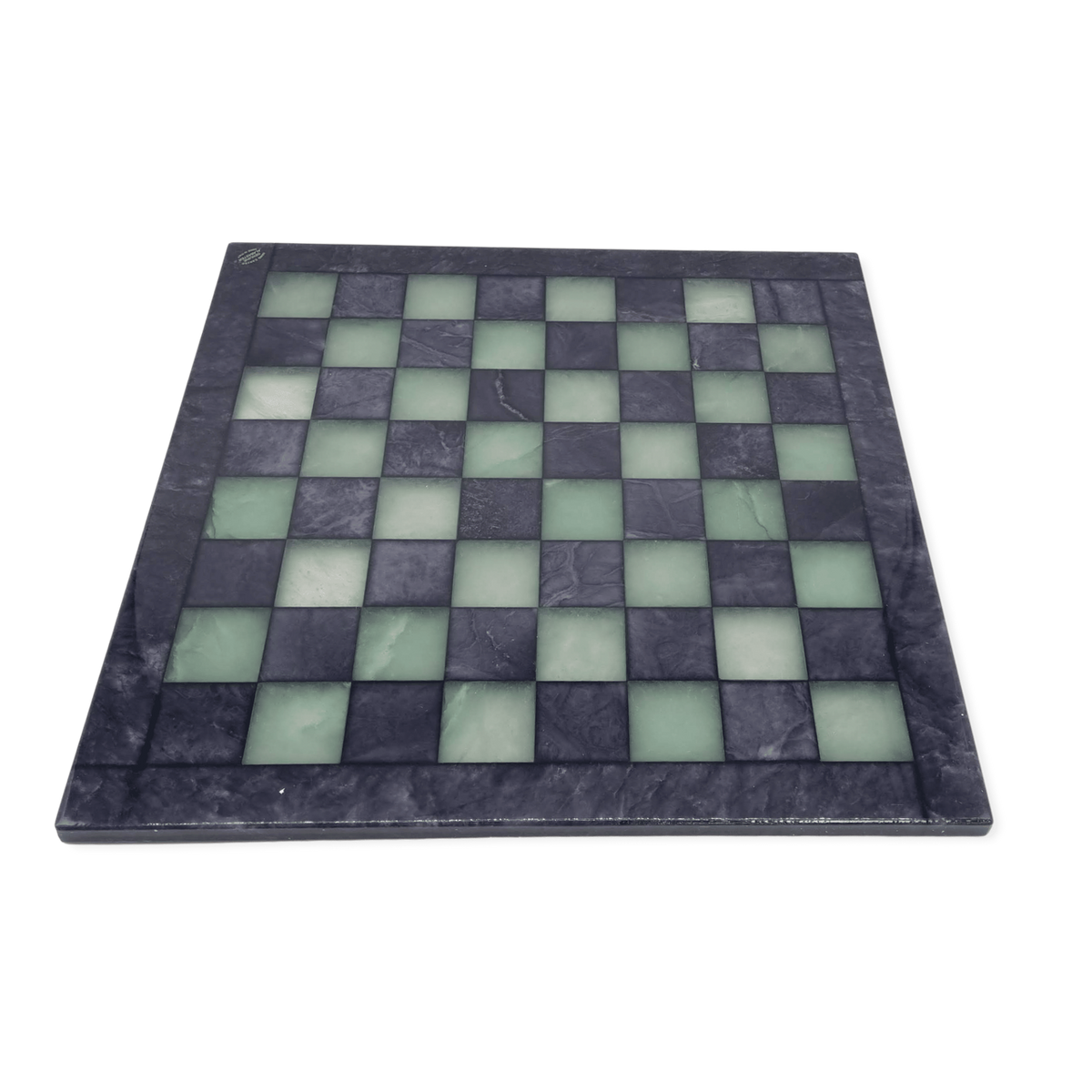 Forest Shadow Classic Alabaster Chess Set board