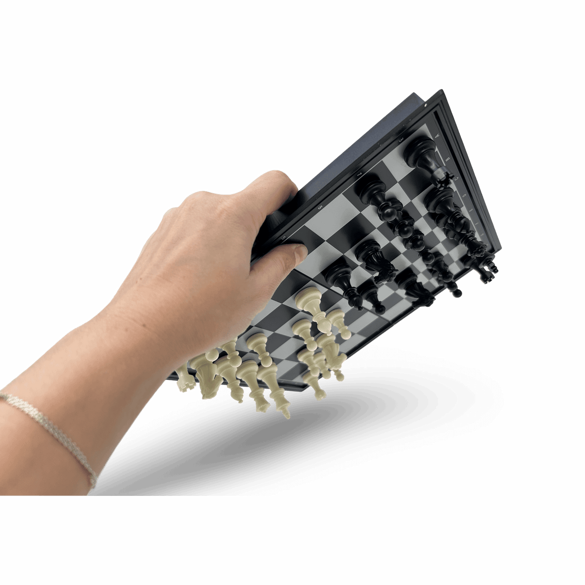 Magnetic Travel 3-in-1 set - chess, backgammon, checkers - magnetic