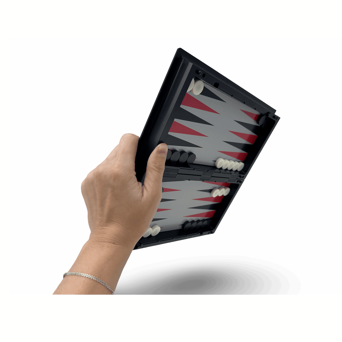 Magnetic Travel 3-in-1 set - foldable backgammon