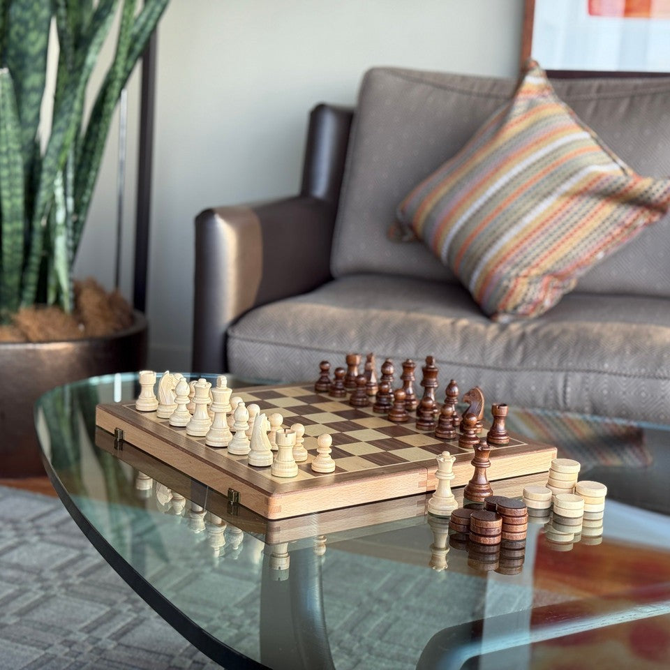 Classic Flip Combo – Chess & Checkers
