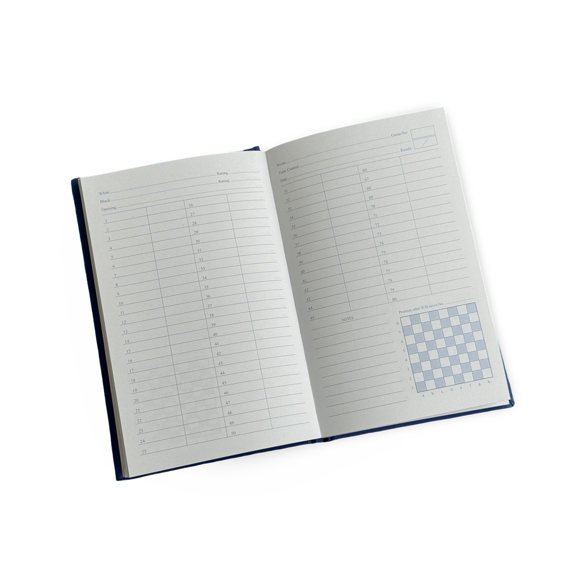 Score book - open