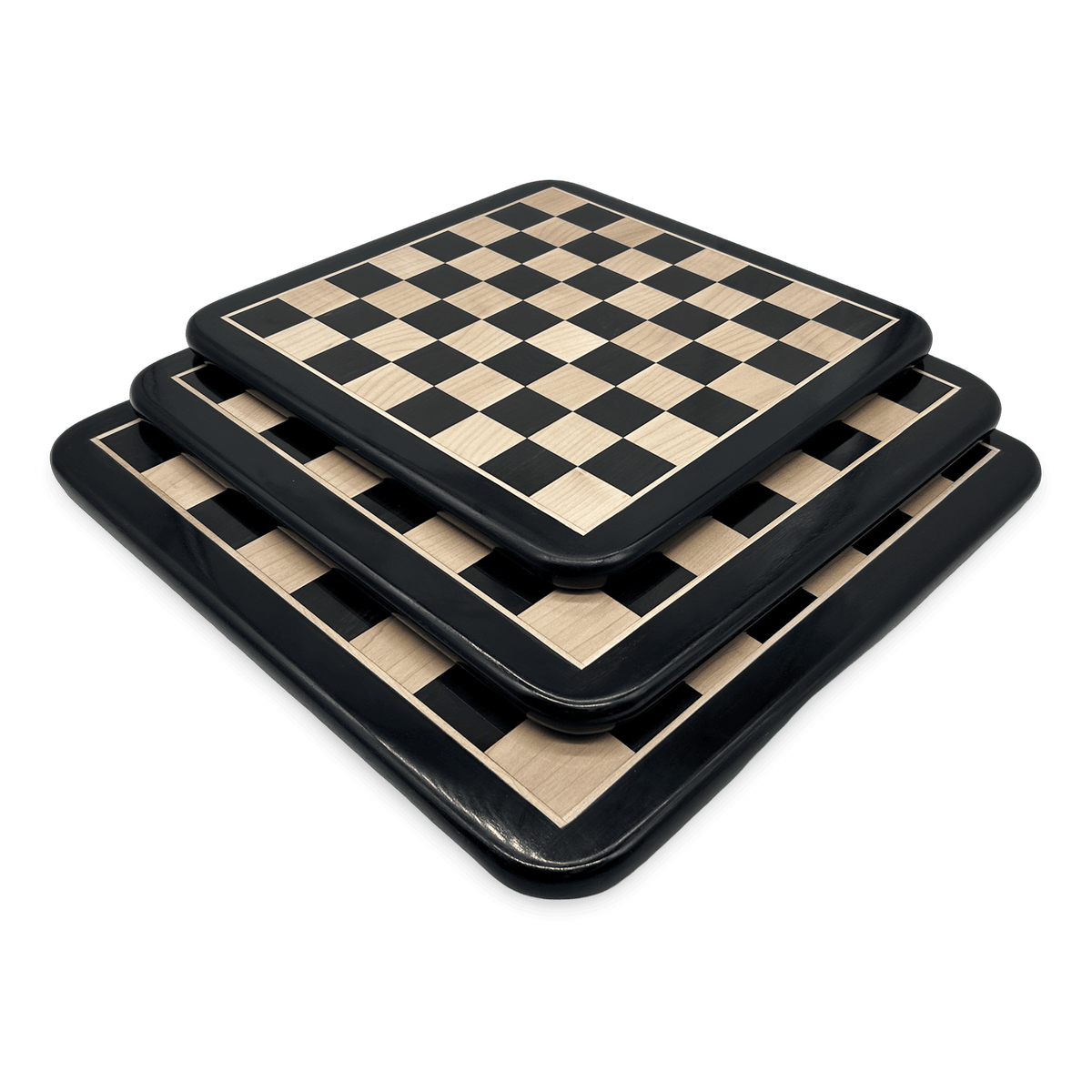 Rex Noir Solid Timber Chessboard Noir