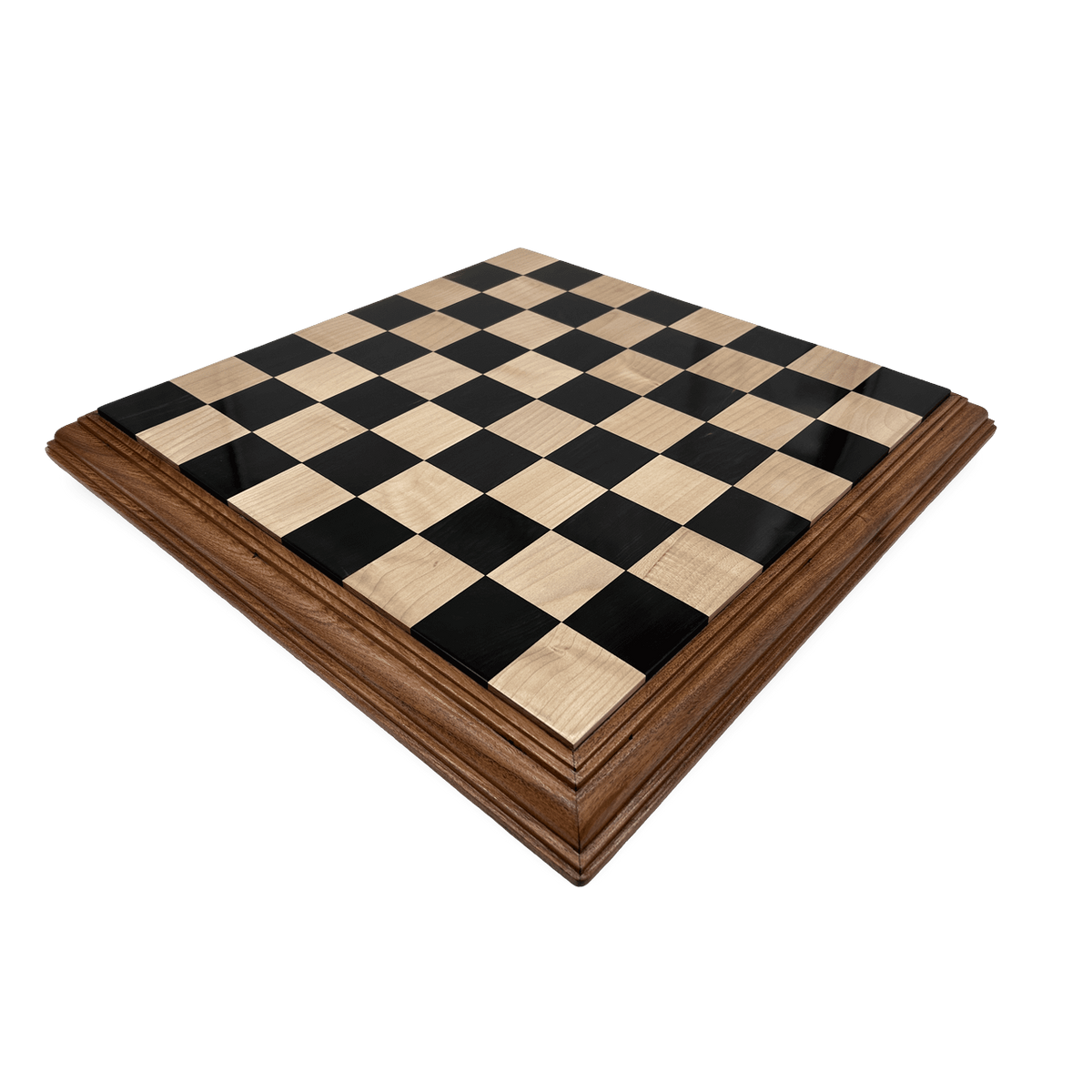 Acacia Rex Noir Solid Timber Chessboard Deluxe
