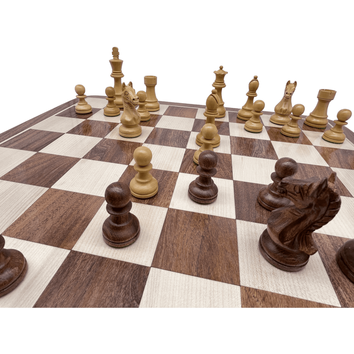 Rex Noir Solid Timber Chessboard Classic