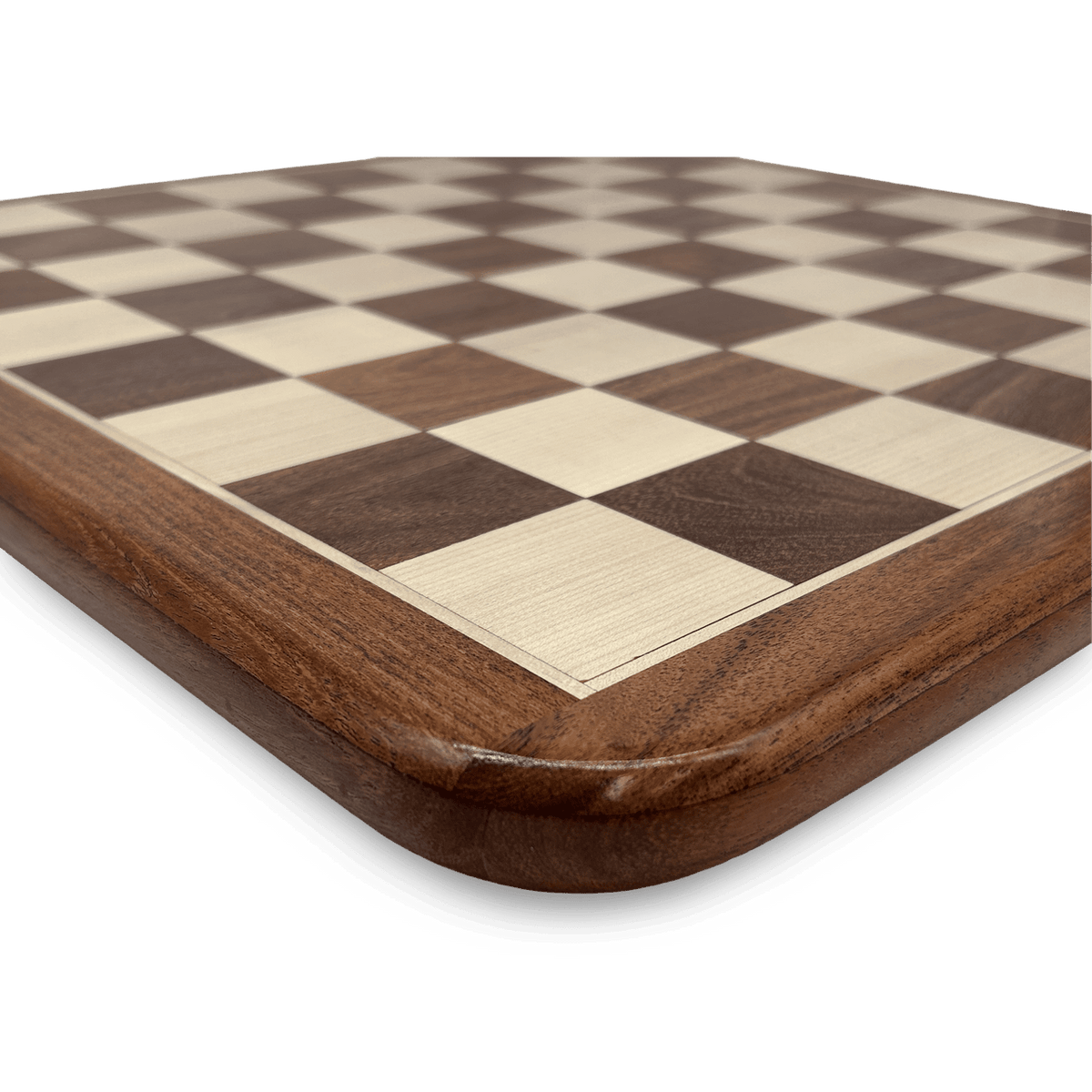 Rex Noir Solid Timber Chessboard Classic - rounded corner