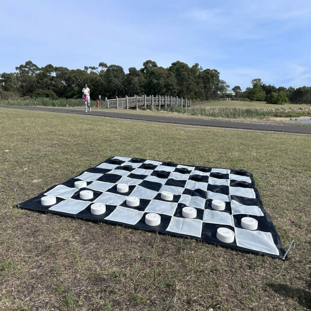 Giant Chess 10cm Garden Checkers Pieces (pieces only)