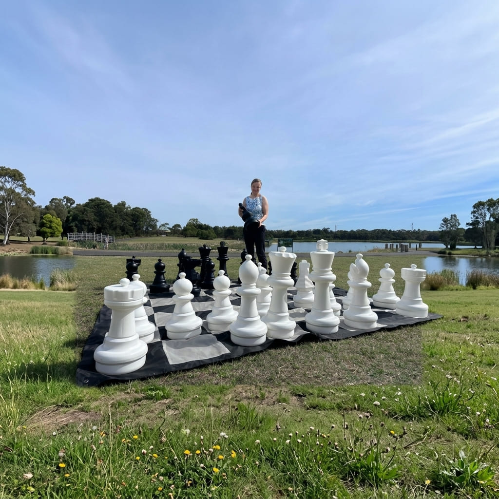 Giant chess set