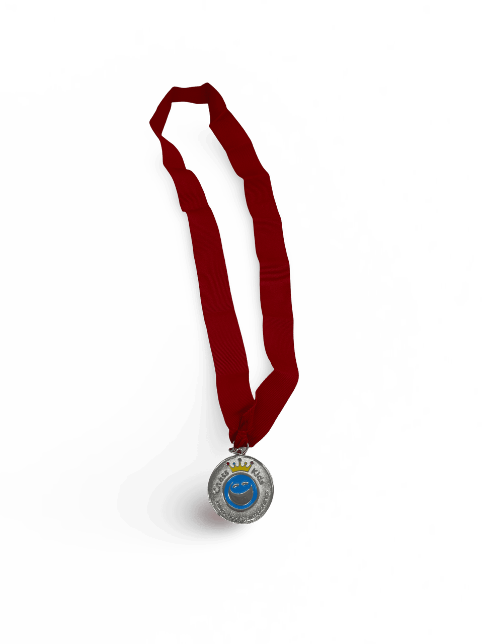 Interschool Medal - Silver with Red Ribbon