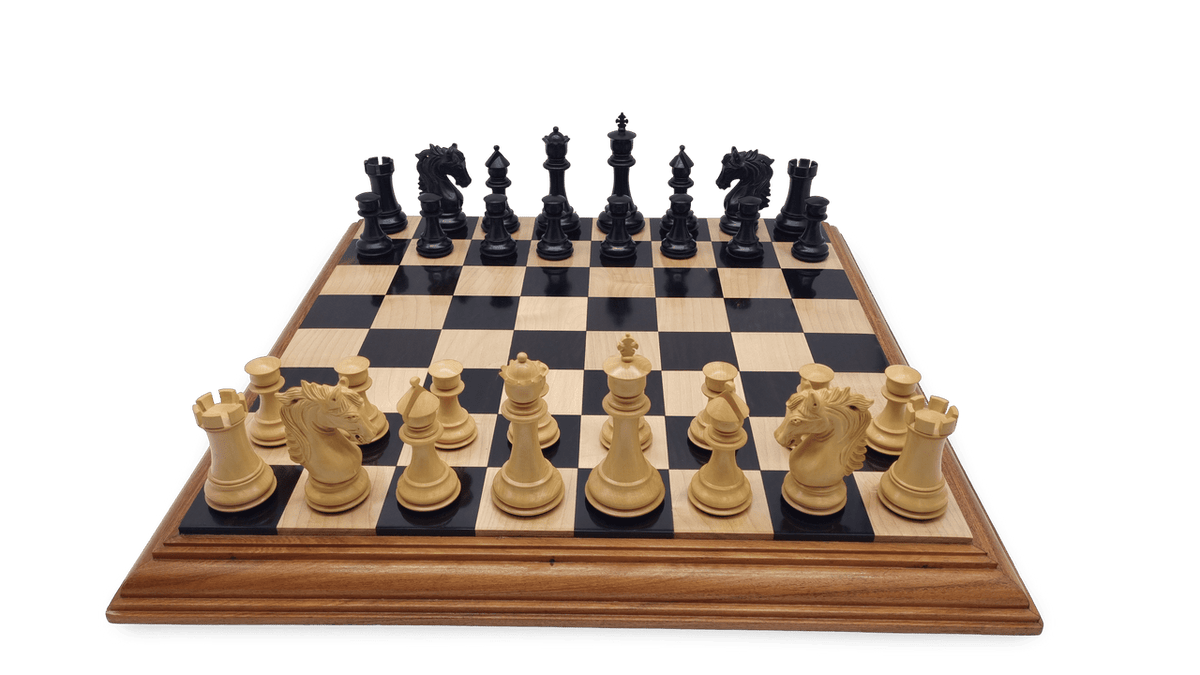 Prague Prestige Chess Set - front view