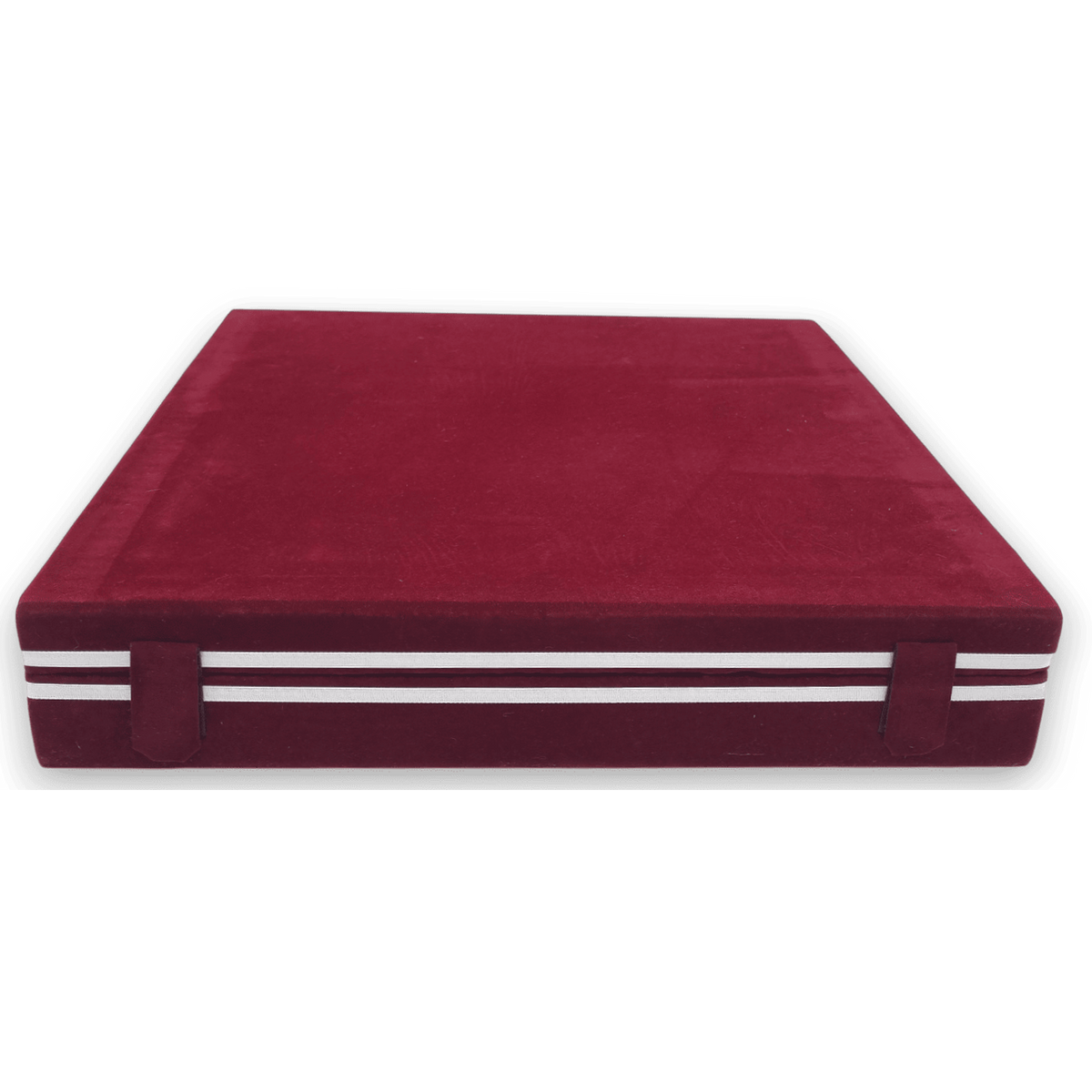 Red Onyx and White Marble Burgundy Case