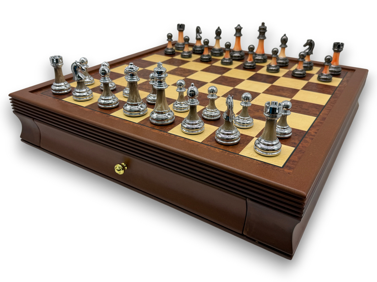 Segreto Grande Drawers Chess Set - side view