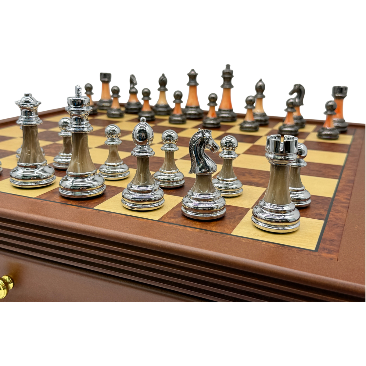Segreto Grande Drawers Chess Set - pieces