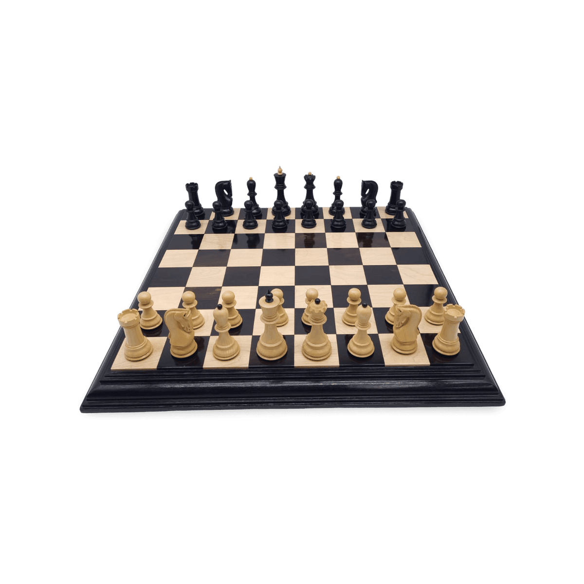 Zagreb Zeal Chess Set - front view