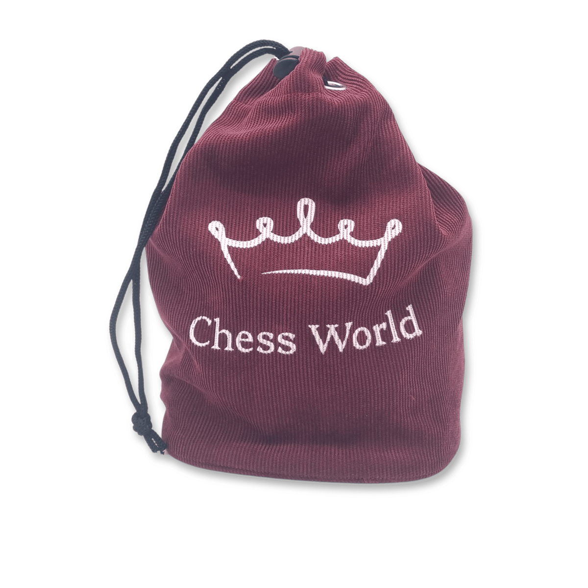 Burgundy Drawstring Bag for Tournament Double Weighted Pieces