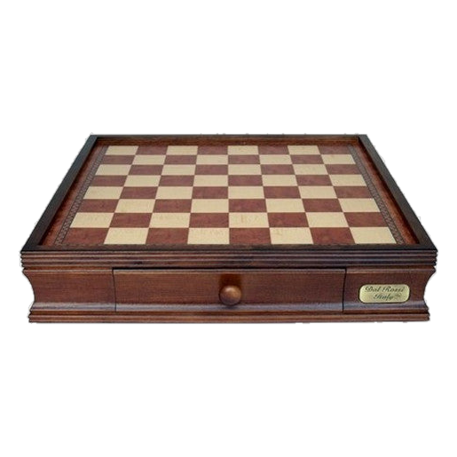 Dal Rossi 50cm Wooden Chess Board with Storage Drawers (Board Only) (L2299DR)