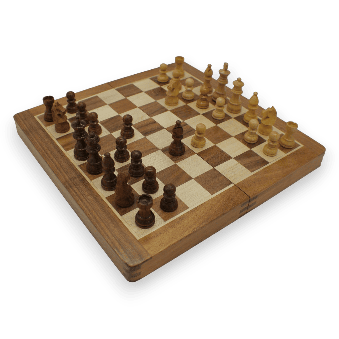 Rex Noir 30cm Flip Magnetic Chess Set (FLI-S-30) board with pieces