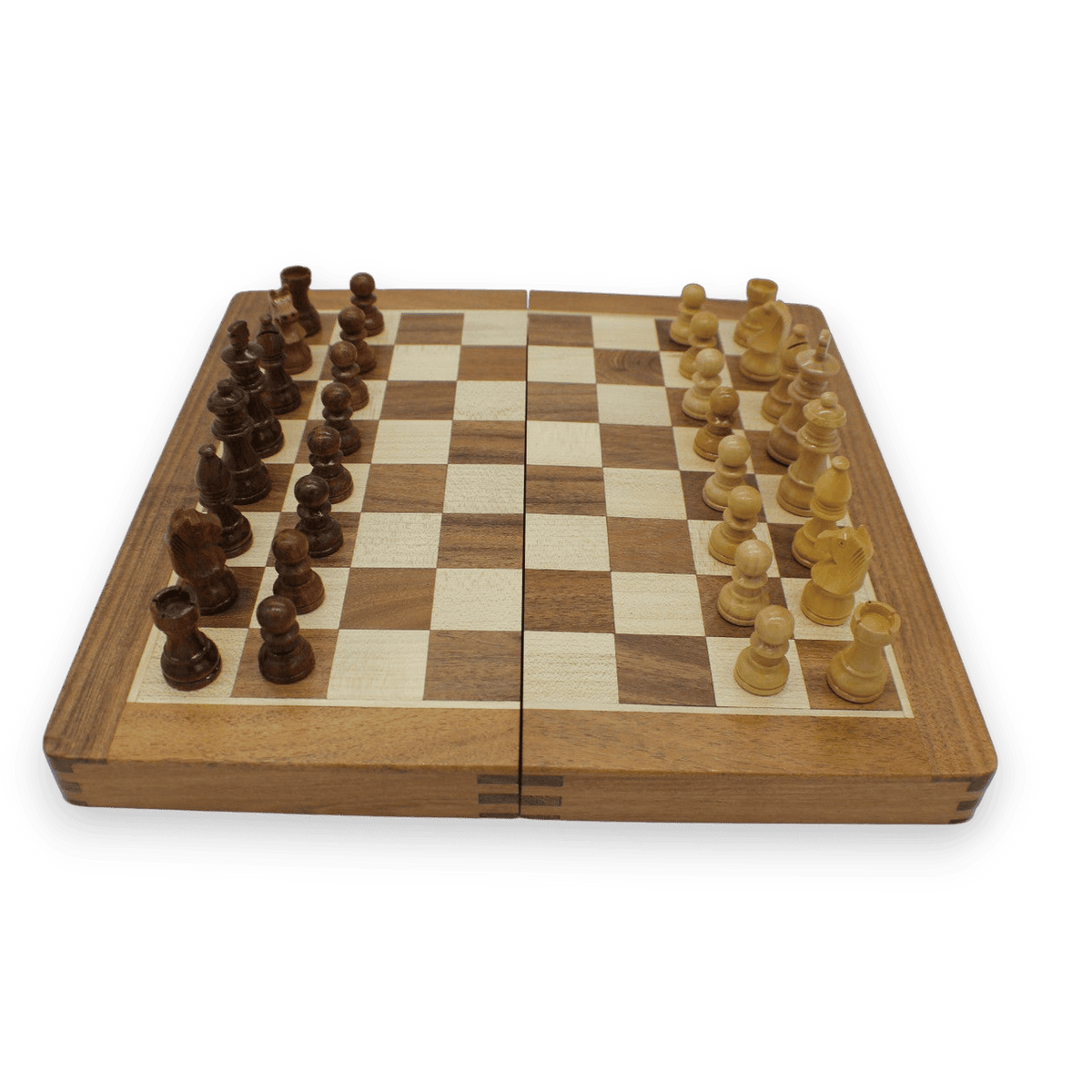 Rex Noir 30cm Flip Magnetic Chess Set (FLI-S-30) ready to play