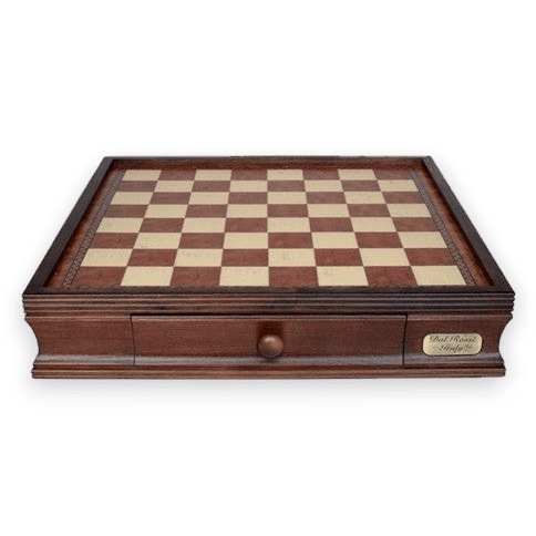 Dal Rossi 40cm Wooden Chess Board with Storage Drawers (Board Only) (L2244DR) board