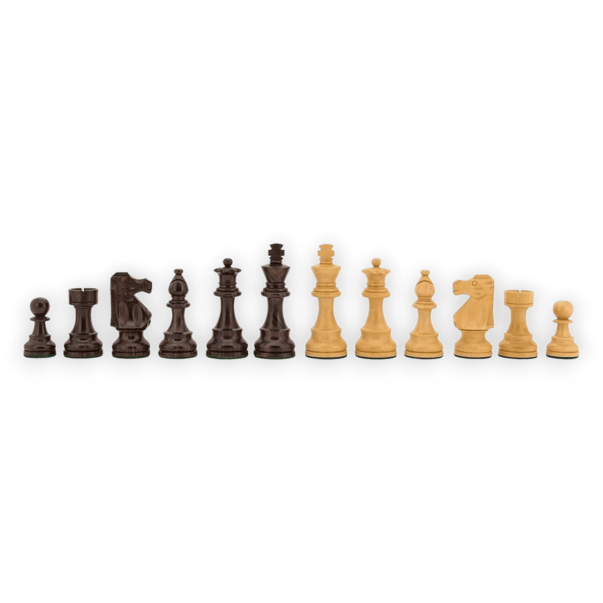 Dal Rossi 95mm Sheesham Double Weighted Chess Pieces
