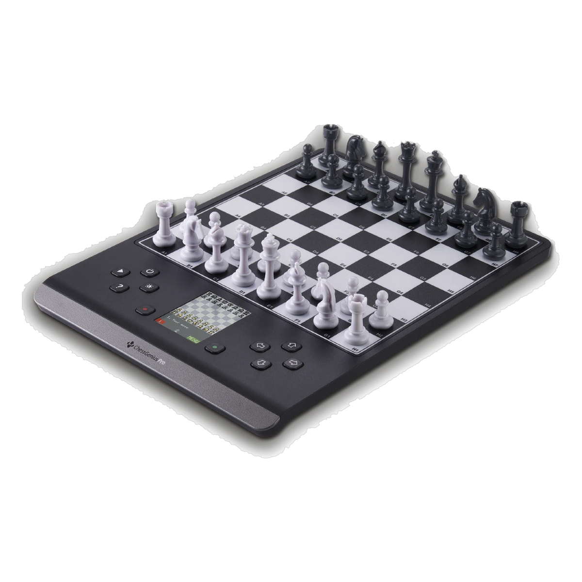 Millennium Chess Genius Pro Model 2024 M815 showing angle