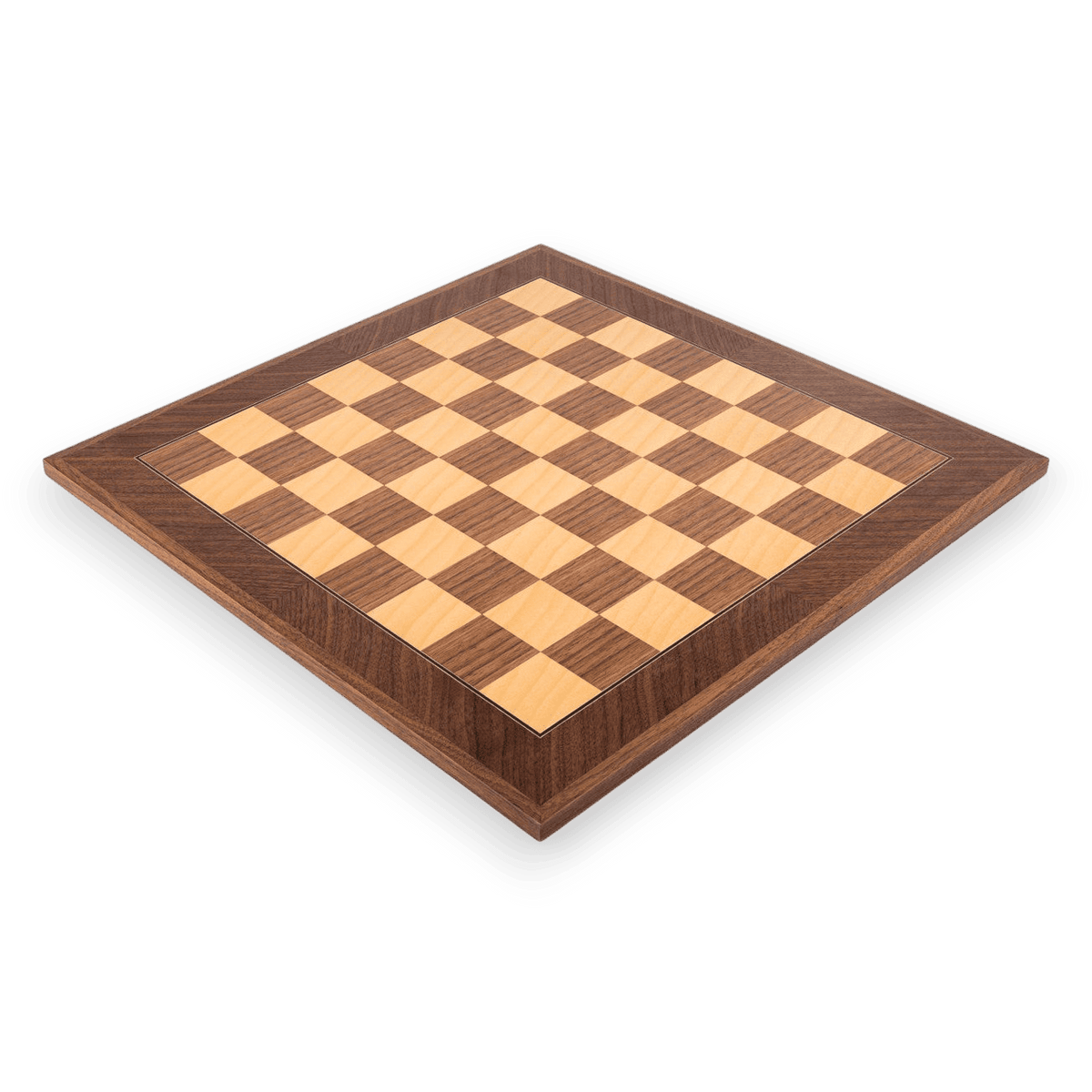 Walnut Chessboard Deluxe - Corner defects - side view