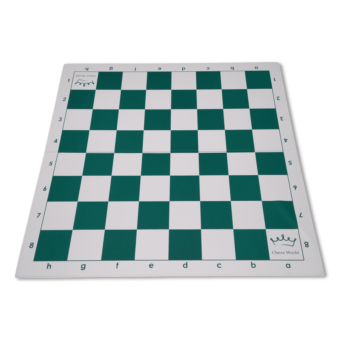 Plastic Folding Tournament Size 50cm Chess Board (BB002) green and white