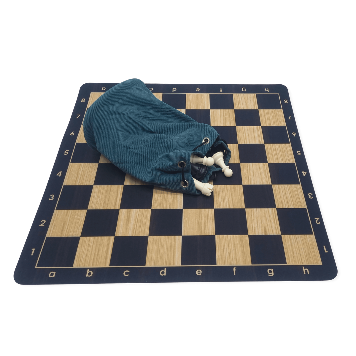 Grandmaster Mousepad Chess Set – pieces in bag