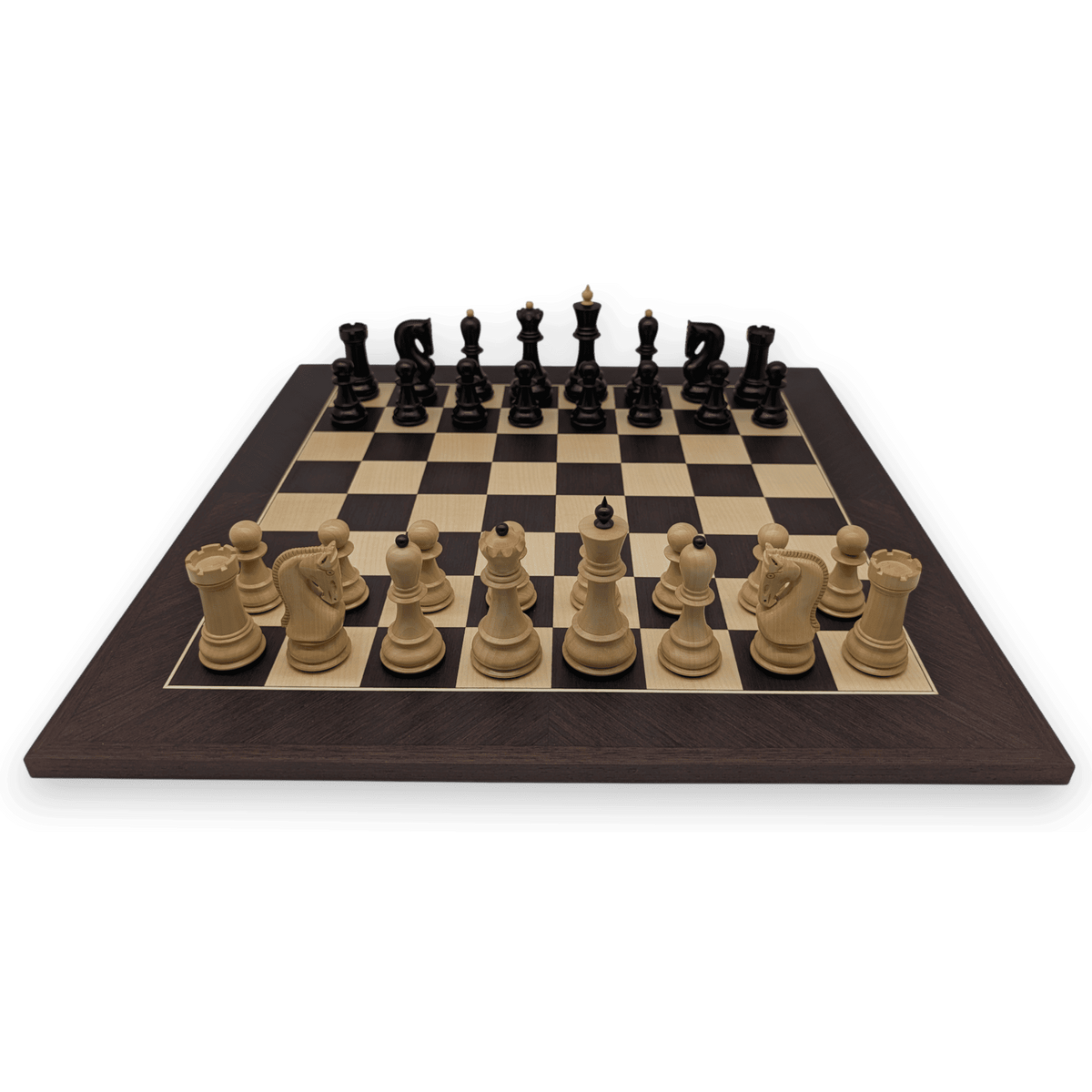 Zagreb Zeal Chess Set - front view