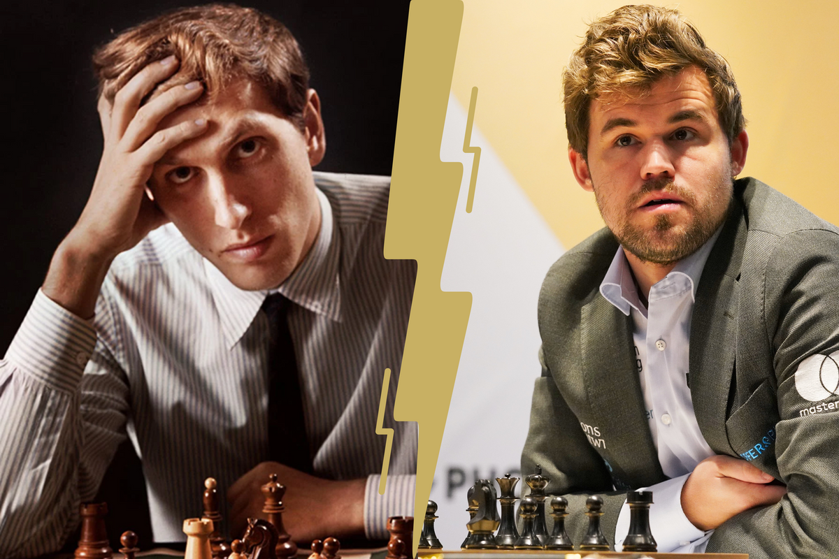 Bobby Fischer and Magnus Carlsen