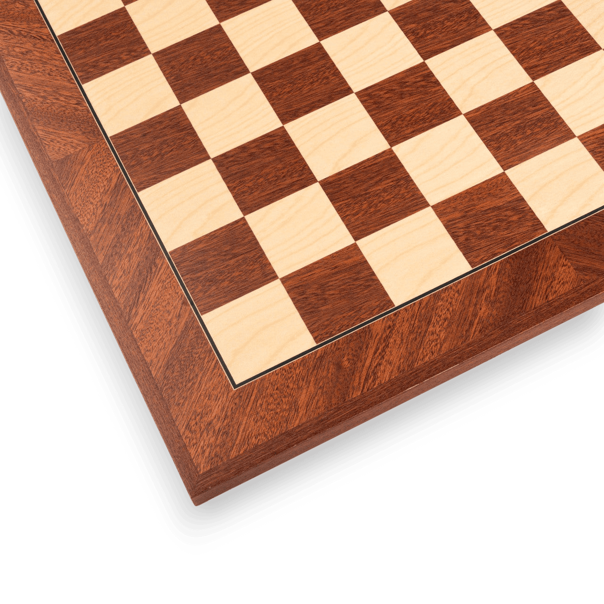 Mahogany Chessboard Deluxe corner