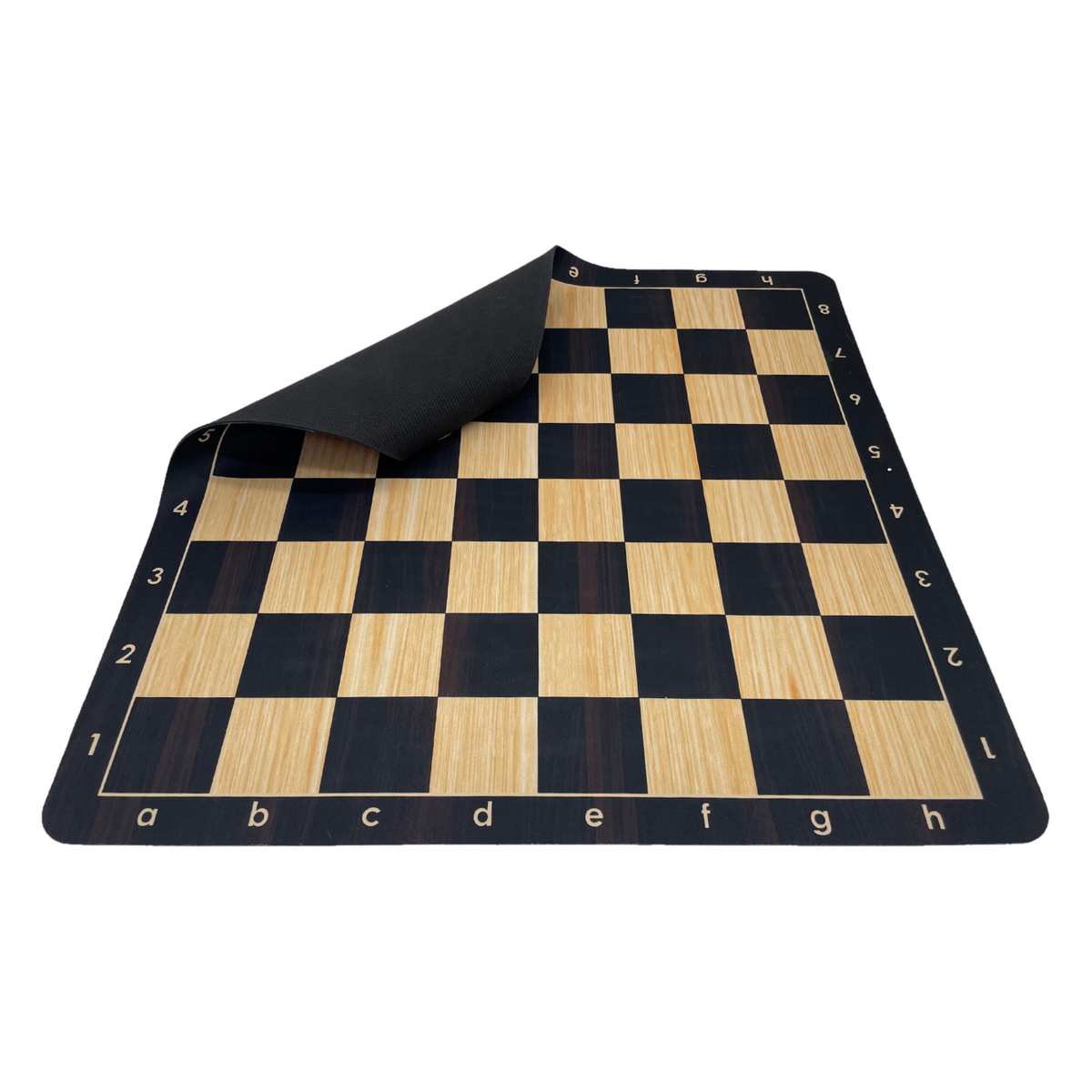 Tournament Size 50cm Woodgrain Mousepad Chess Board