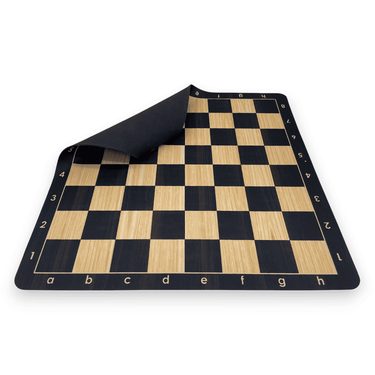 Tournament Chess Set with Woodgrain Mousepad 50cm Board roll up