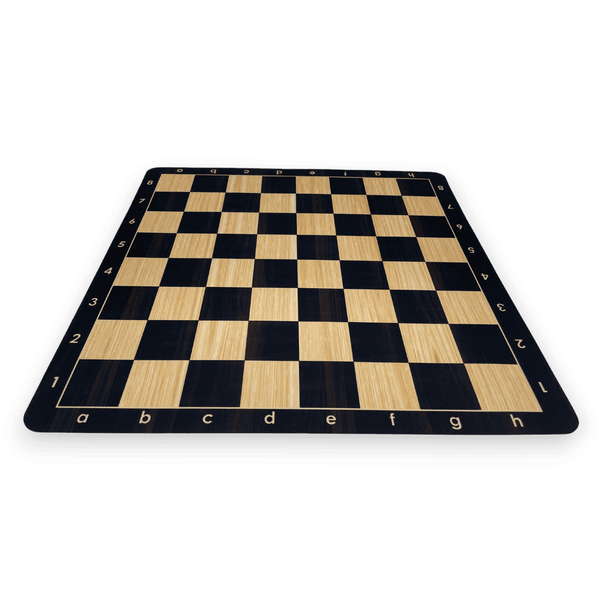 Tournament Chess Set with Woodgrain Mousepad 50cm Board and 95mm Double Weighted pieces board