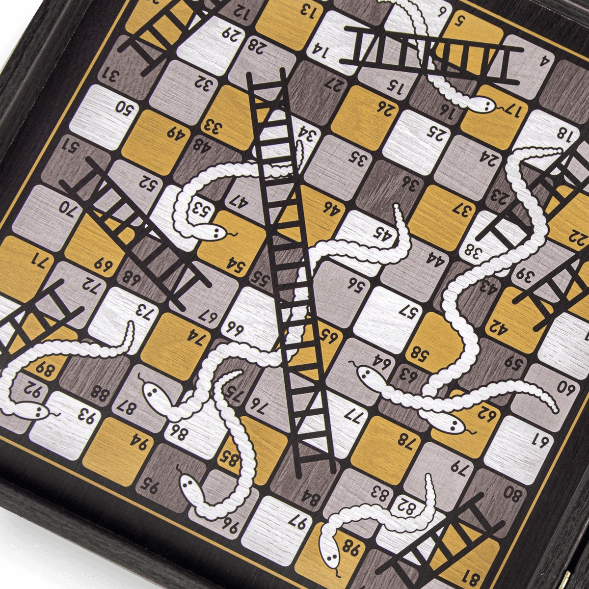 5-in-1 Classic Noir Game Collection Standard - Snakes and Ladders
