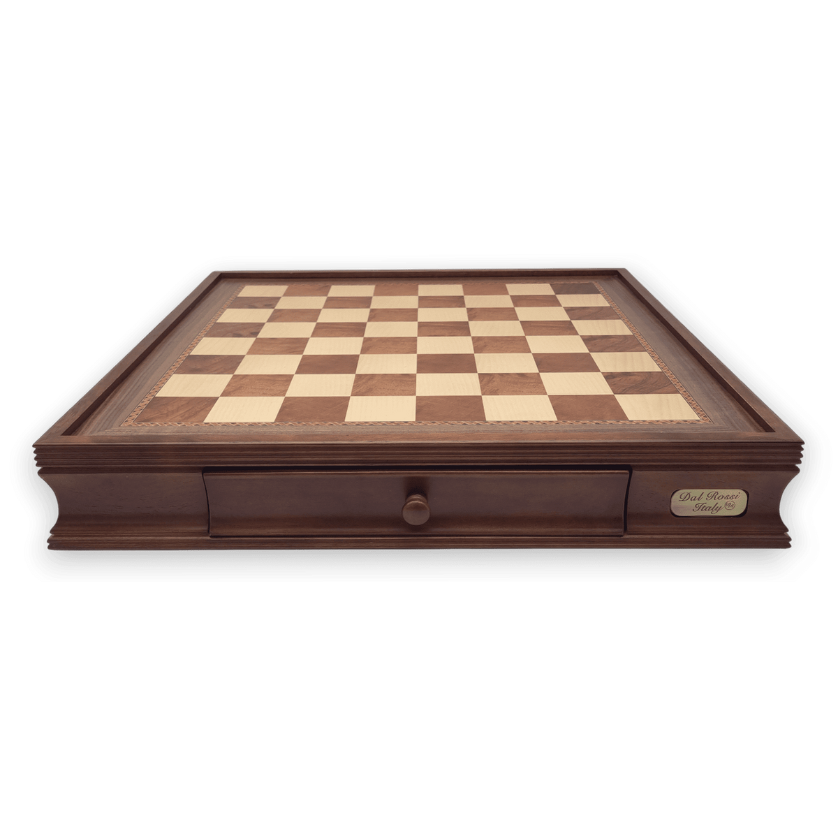 Dal Rossi 50cm Wooden Chess Board with Storage Drawers (Board Only)