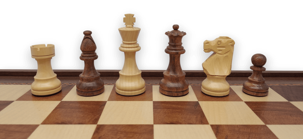 Dal Rossi 95mm Sheesham Double Weighted Chess Pieces