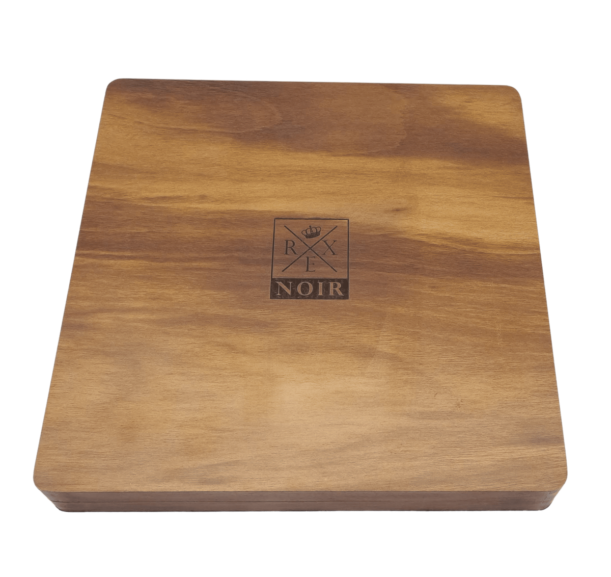Rex Noir London Classic Double Weighted Acacia Staunton Chess Pieces box