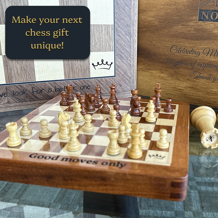 Personalised chess gifts