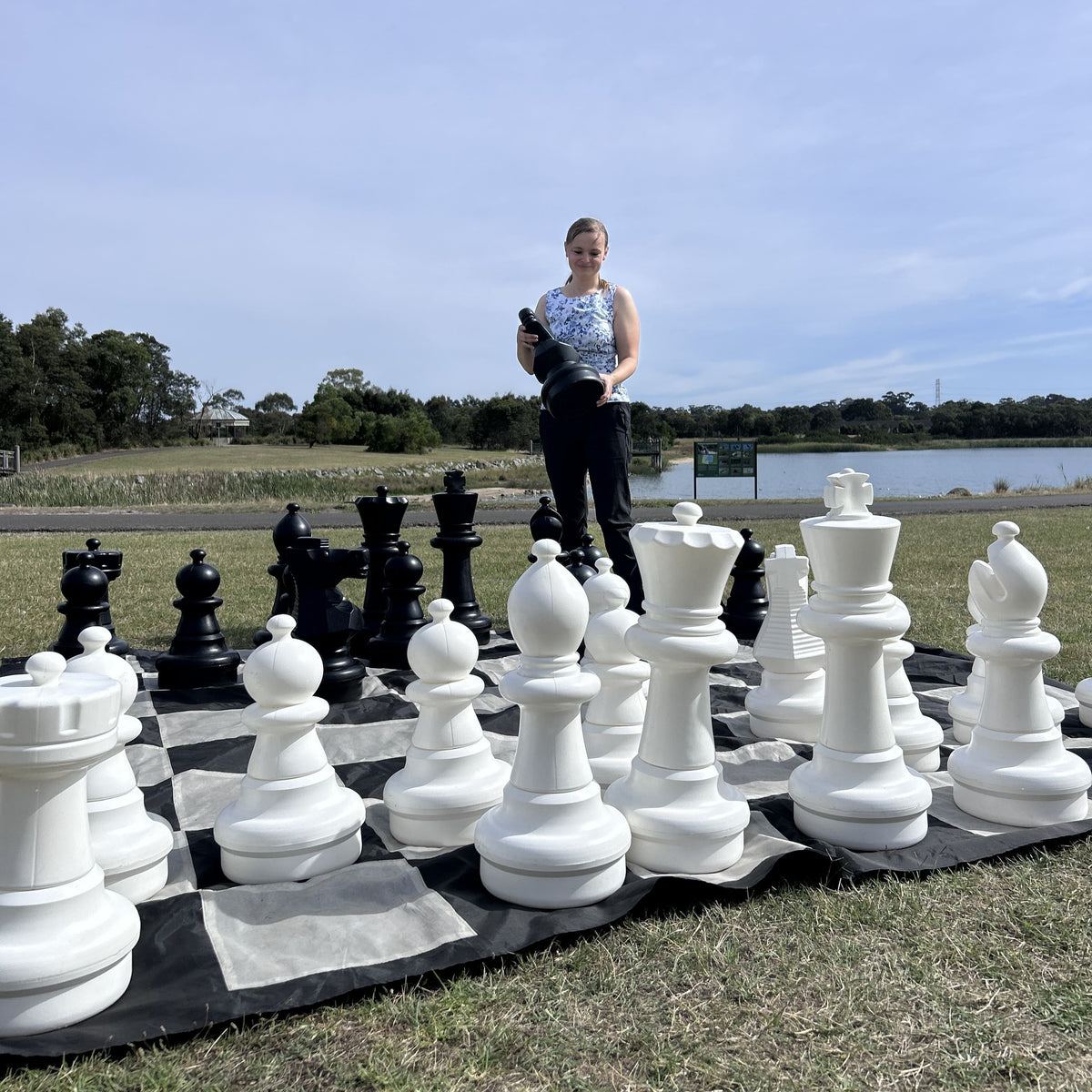 Giant Chess 64cm Giant Chess Outdoor Set (Pieces only)