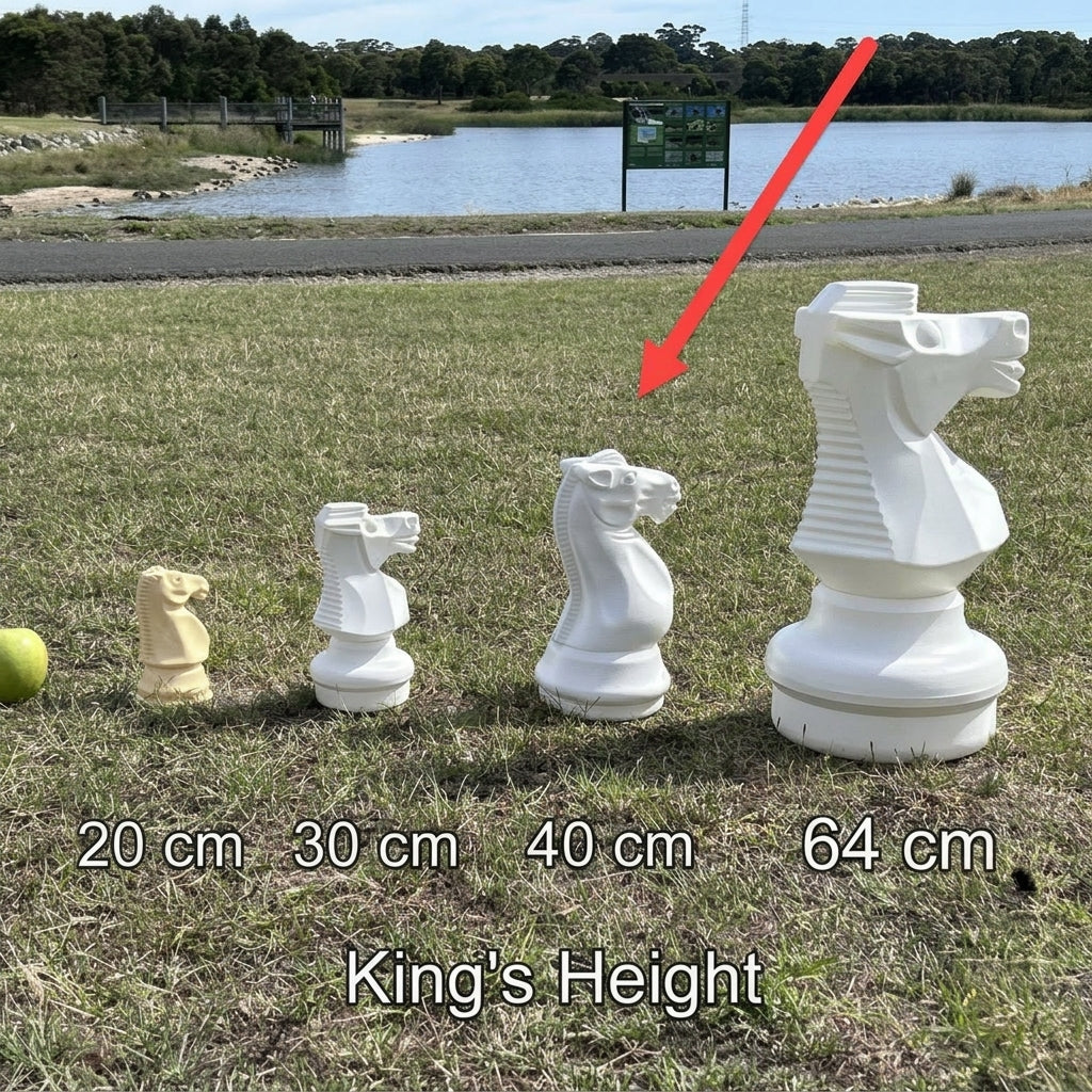 Giant Chess 40cm Giant Chess Outdoor / Indoor Set