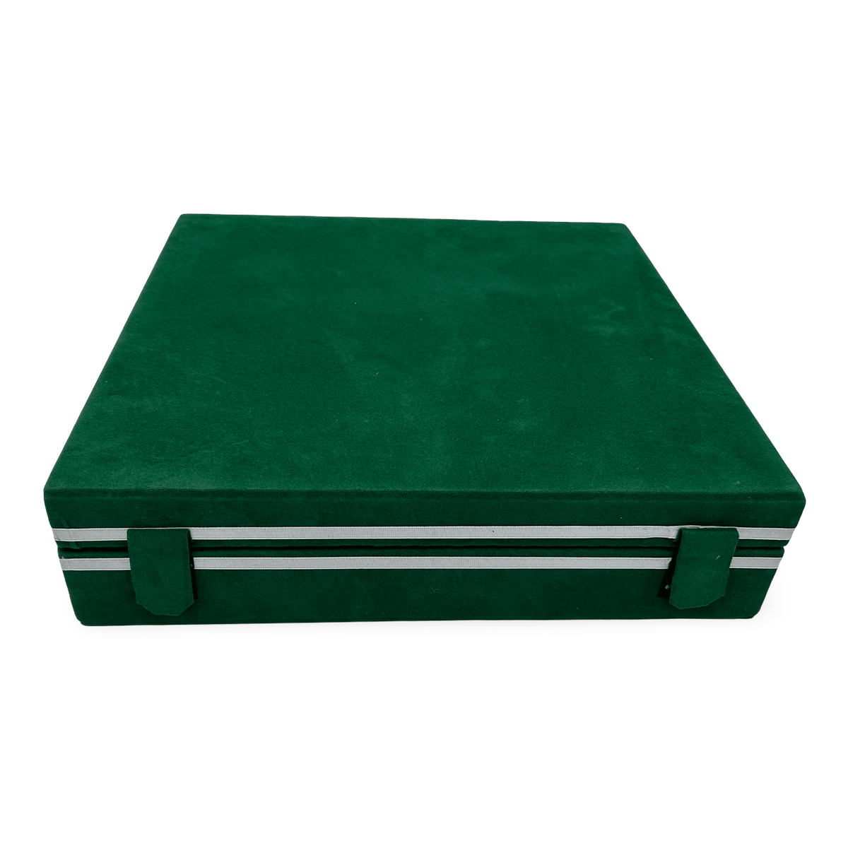 Green Onyx & White Marble Green Velur Case