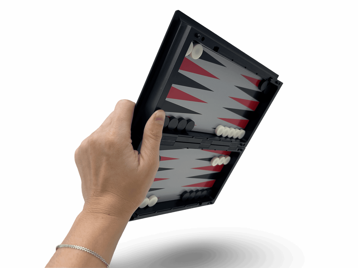Magnetic Travel 3-in-1 set - foldable backgammon