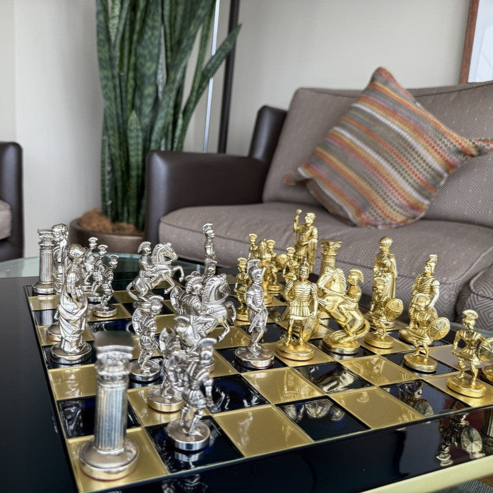 Sapphire Ancient Empire - paint chips & broken hinges - chessboard