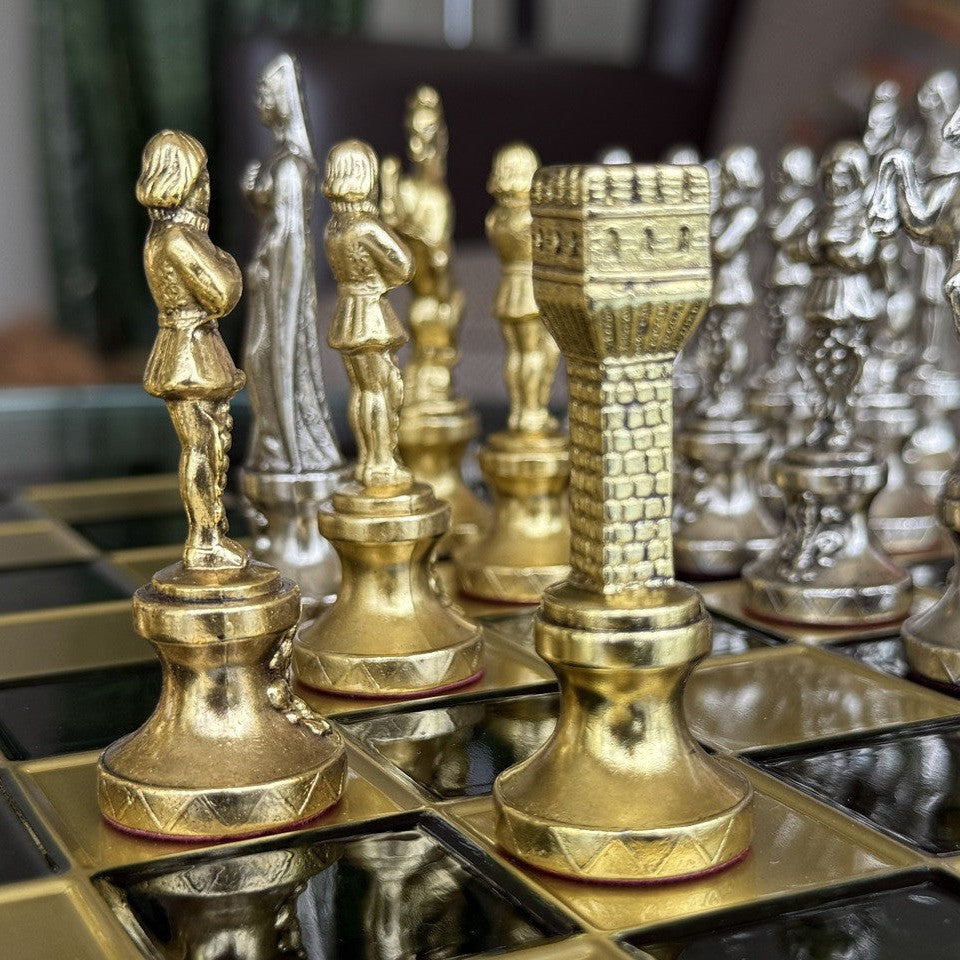 Renaissance chess set - in a living room - Rook